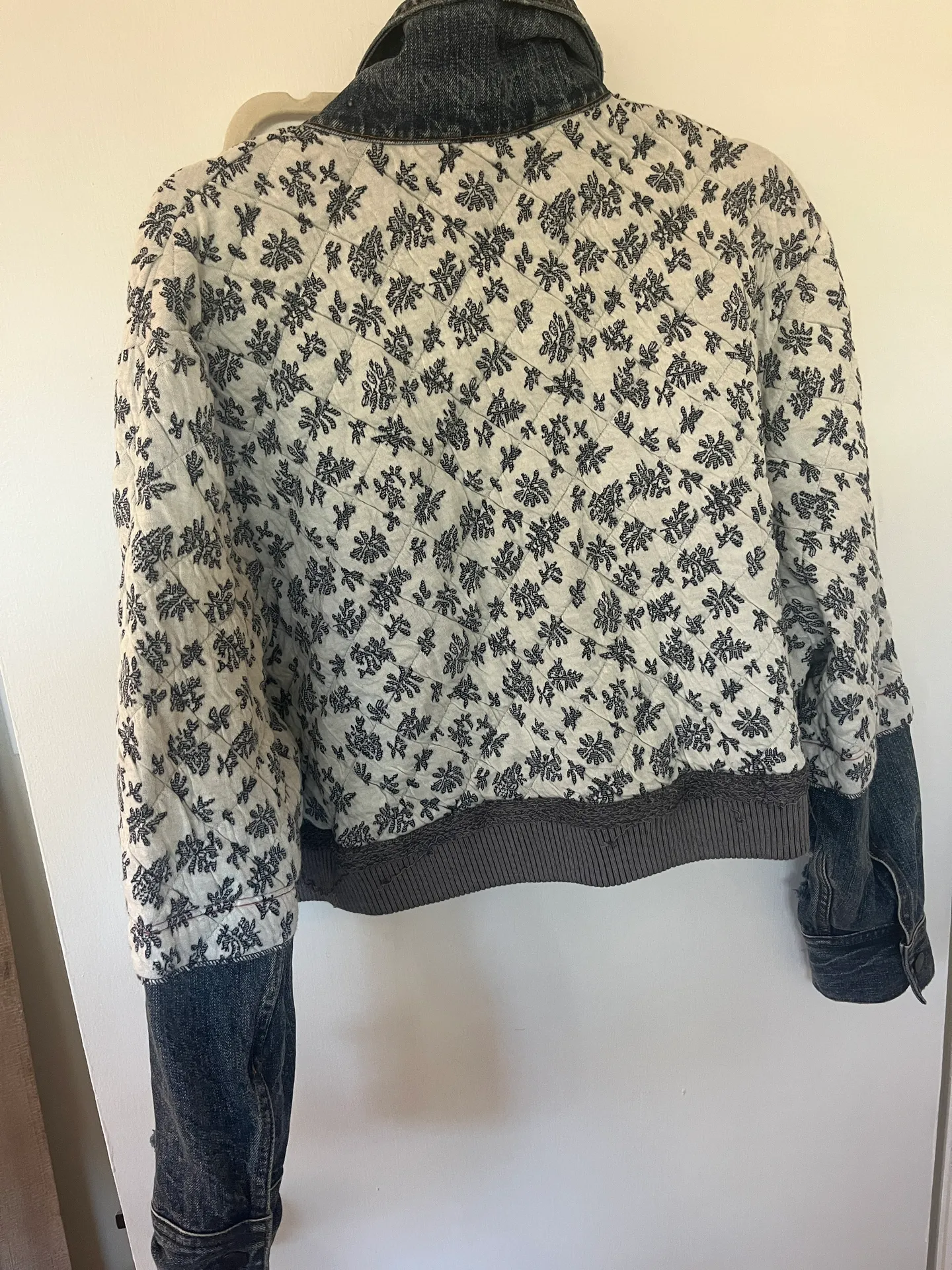 Ditsy Denim Jacket - Image 5