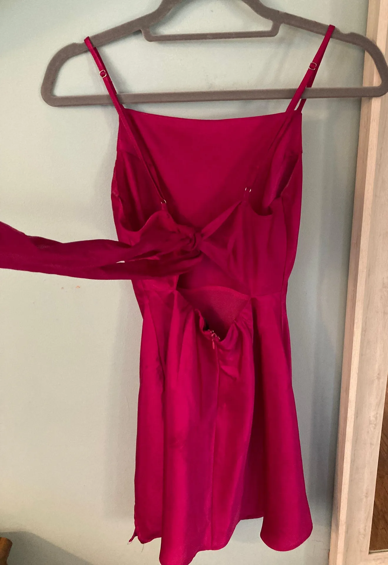 S Silky Hot Pink Dress From RockNRags - Image 3
