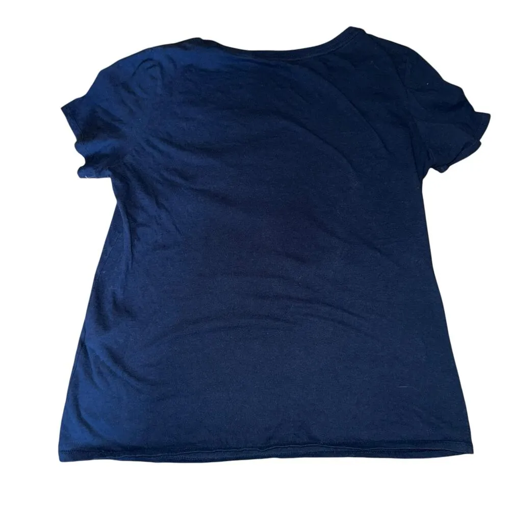 The Nike Tee Astros MLB Texans State Logo T-Shirt Small Navy Orange - Image 3