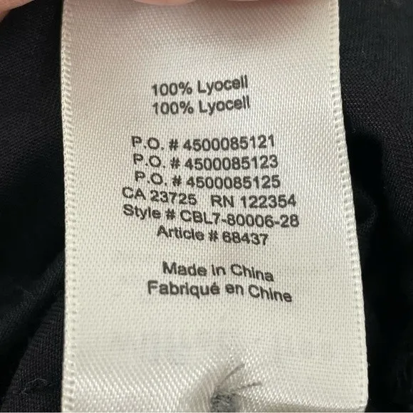 Wilfred ‎ Free Aritzia Little Black Romper Size SMALL Drawstring Waist - Image 7