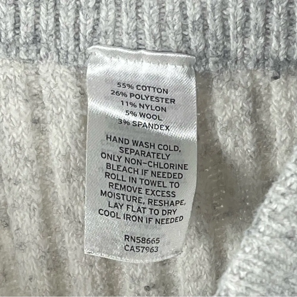 Treasure & Bond Medium Wool Blend Wide Leg Flare Ribbed Knit Pants Lounge Boho - Image 5