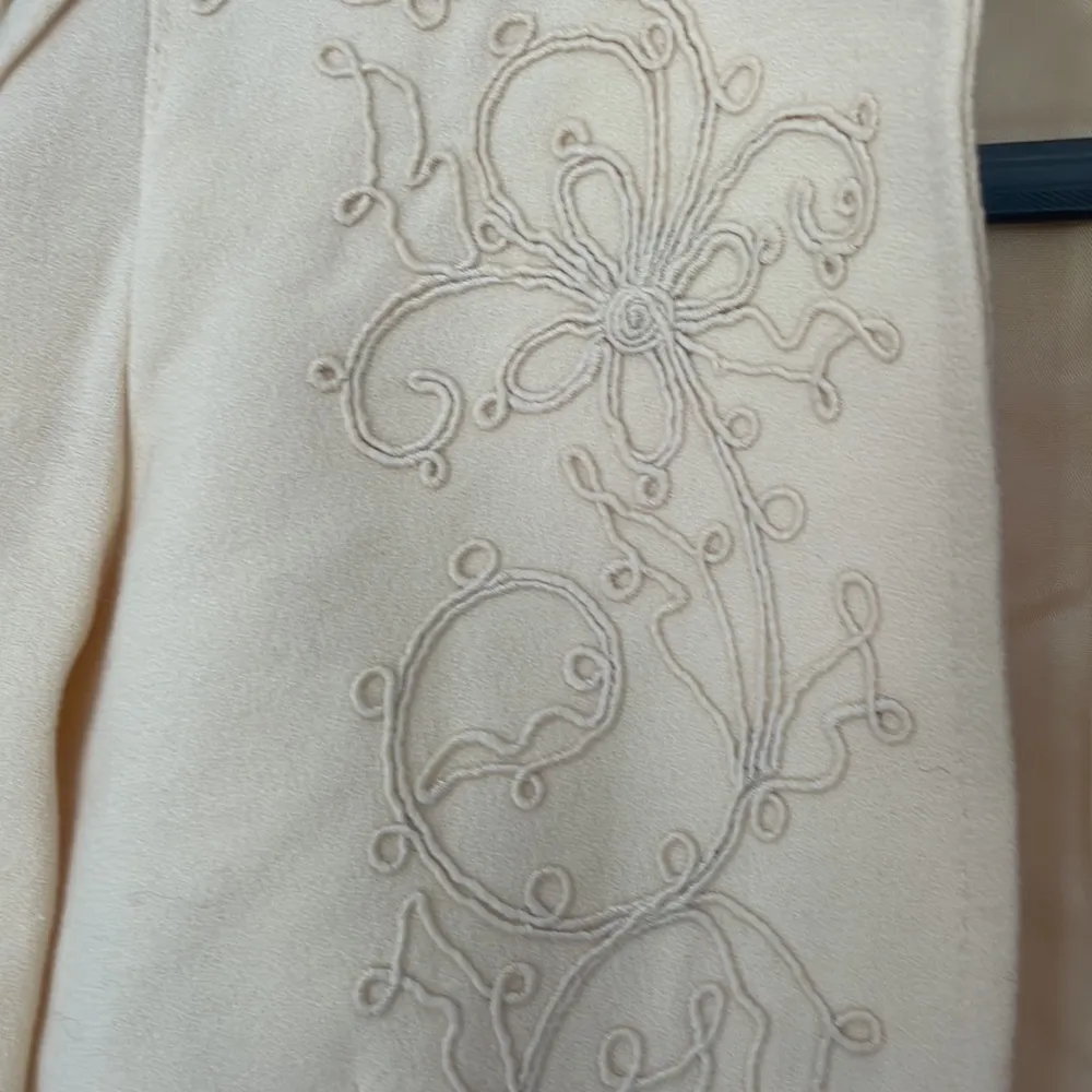 Gorgeous 🥰 ⭐️ Vintage Cassidy Wool Bolero Style Jacket 4 Cream/Yellow Yellow - Image 2