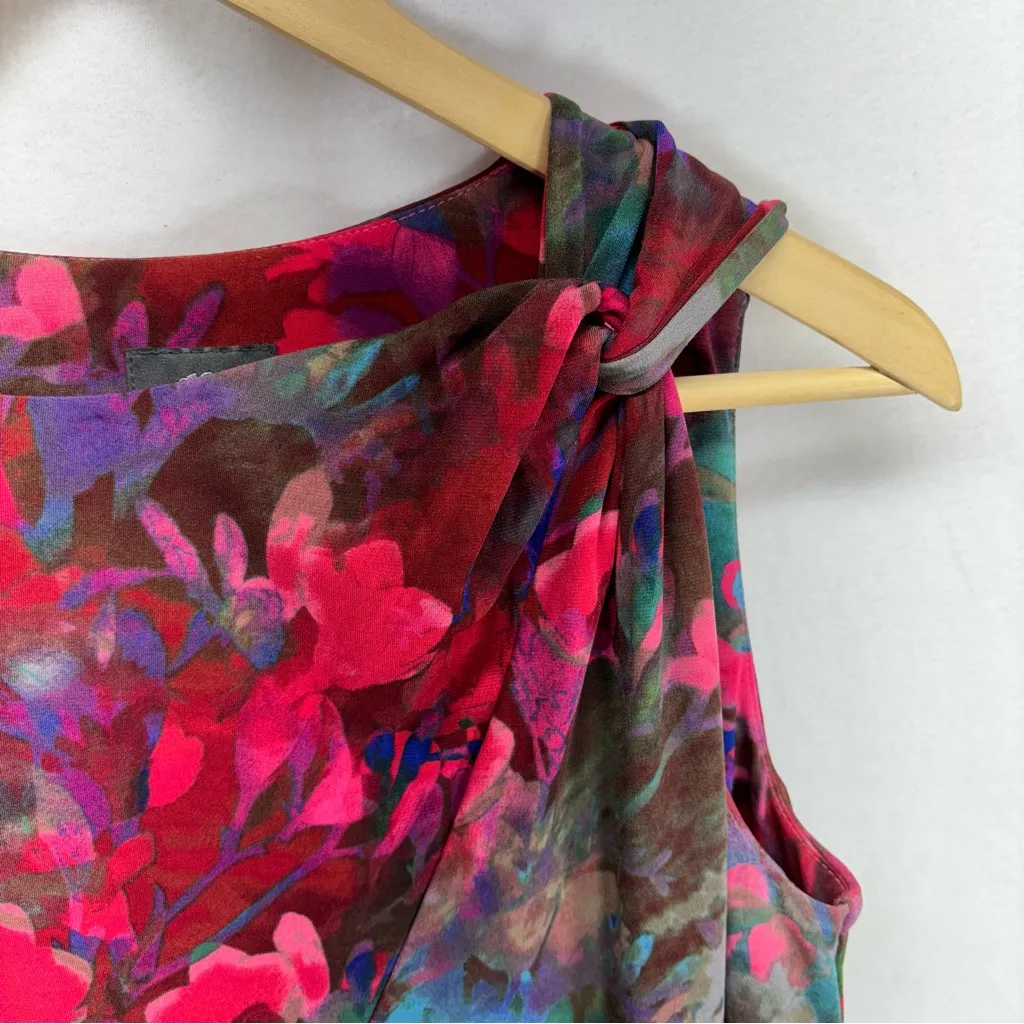 Vince Camuto‎ Cowl Neck Pink and Red Cocktail Dress - Image 2