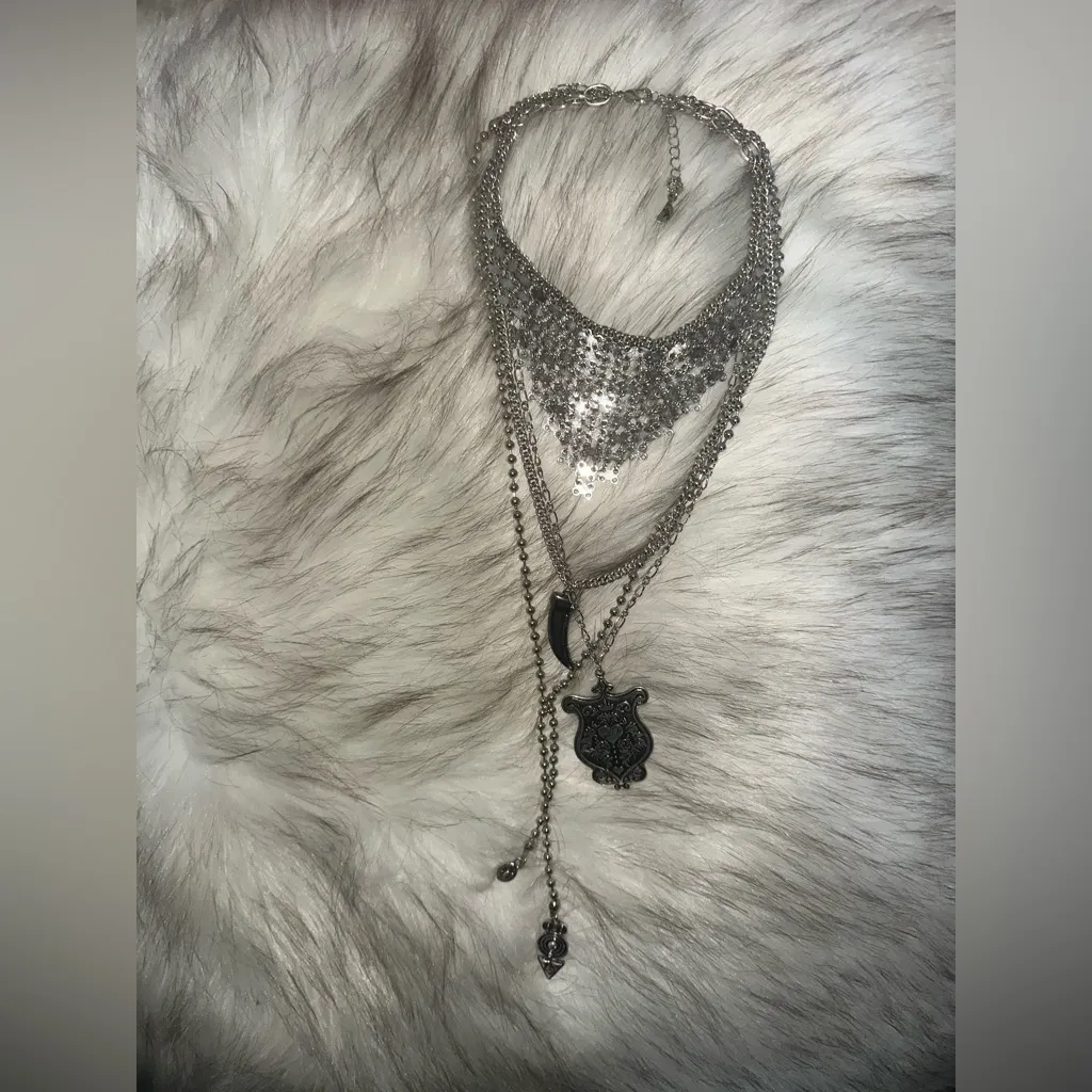 NWOT FREE PEOPLE Sage Extreme Layer Necklace - Image 11