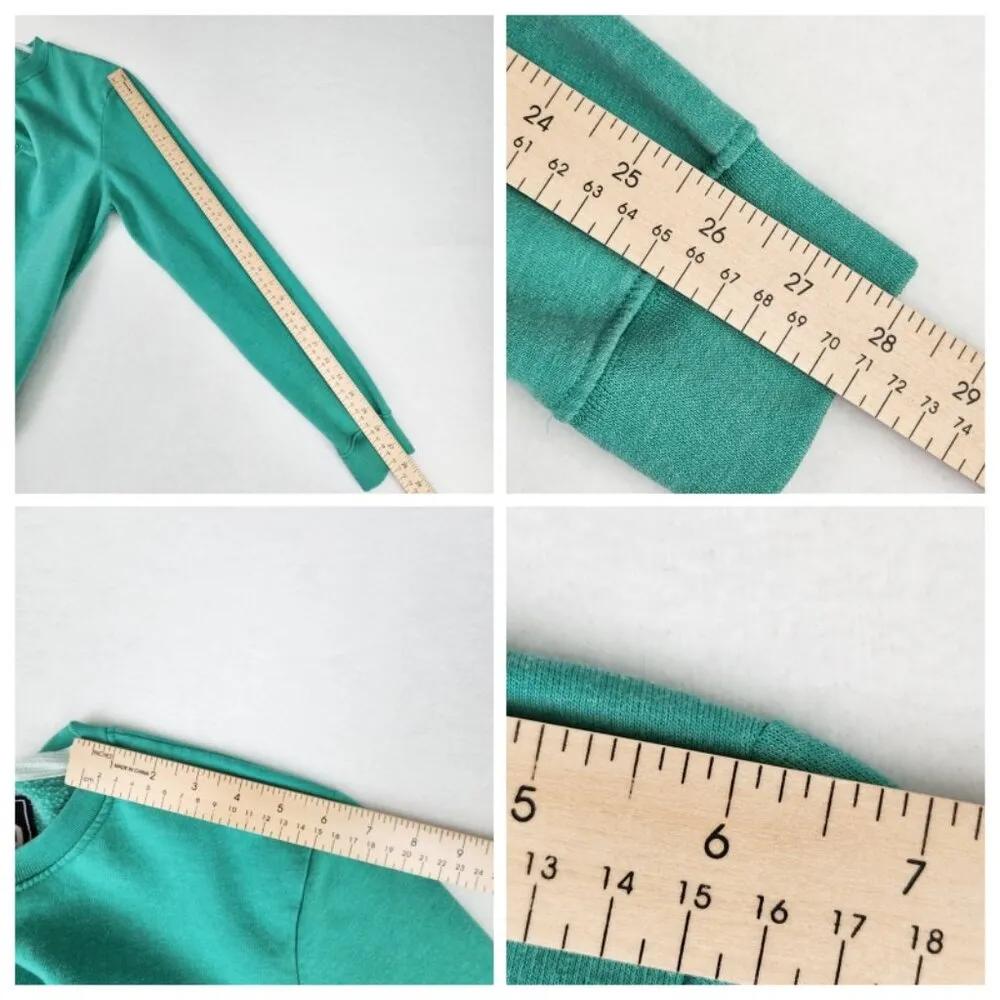 San Francisco Work Shirts Good Vibes Oversized Pullover Sweatshirt Size M Green Size M - Image 8