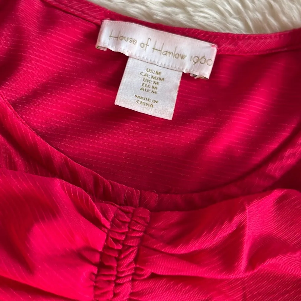 House of Harlow  Mesh Ruched Top - Image 5