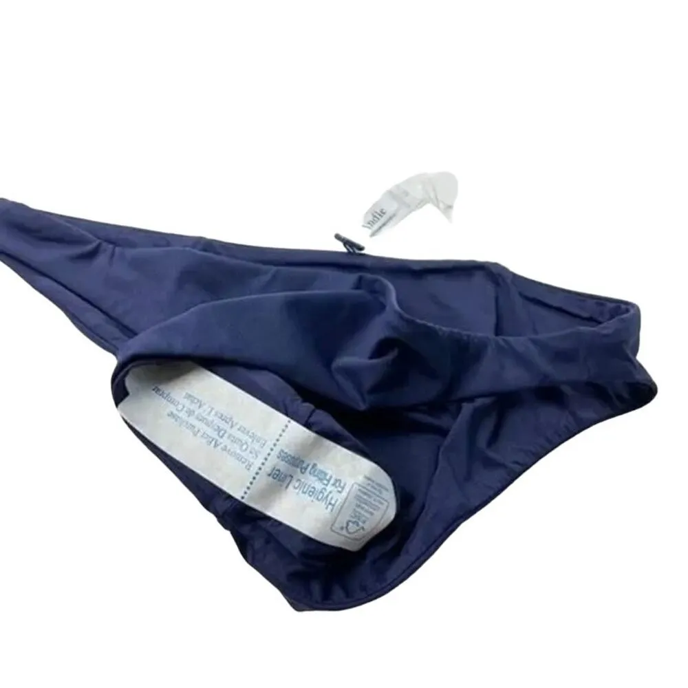 NWT Andie Swim The Cheeky Bottom High Leg Cut Wear High or Low M Navy Blue - Image 12