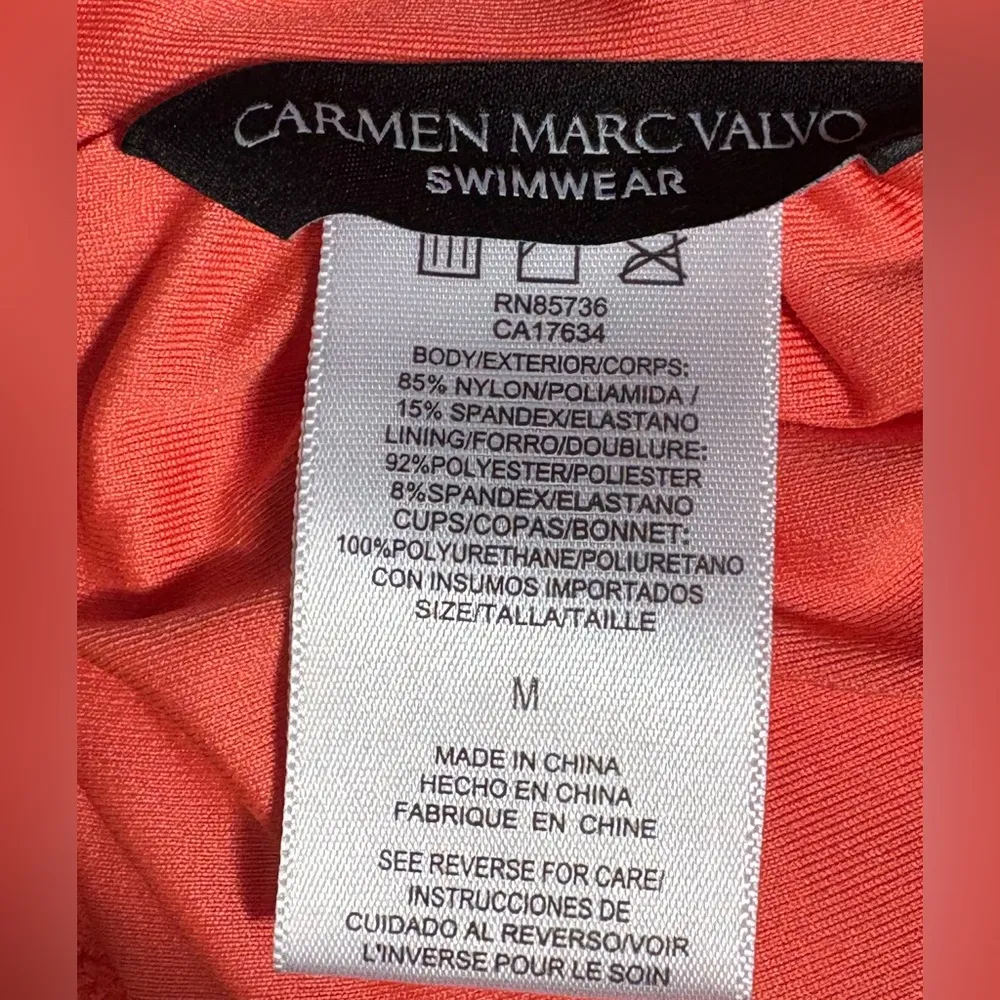 Carmen Marc Valvo Bikini Top Size‎ Medium EUC - Image 3