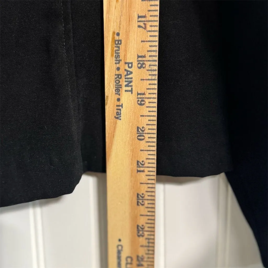 VTG Scarlett Skirt Suit Set Size 12 Black Animal Print Mob Wife Office Siren Y2K - Image 6