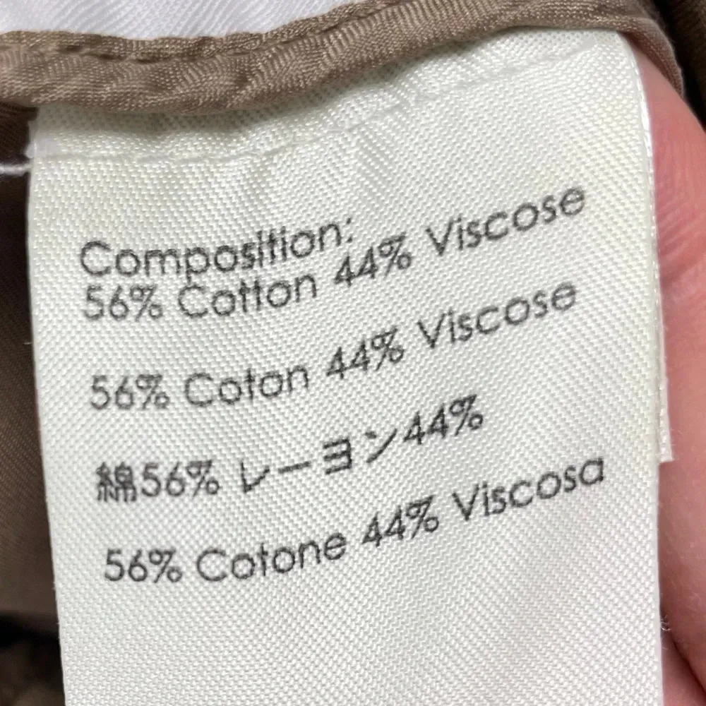 3.1 Phillip Lim‎ Tan Khaki Mini Zipper Seam Detail Mini Skirt with Pockets - Image 5