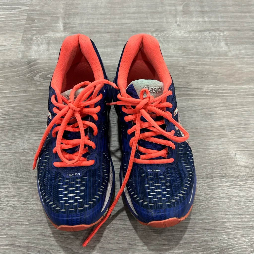 Asics Gel-Kayano 23 Purple Orange Running Workout Athletic Sneakers Size 6 - Image 3