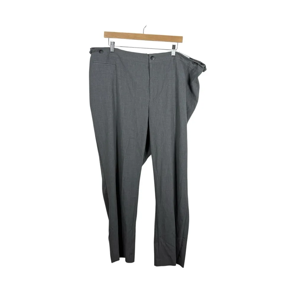 NWT Catherine’s Plus Jayne Straight Leg Pants in Grey Size 24W - Image 2