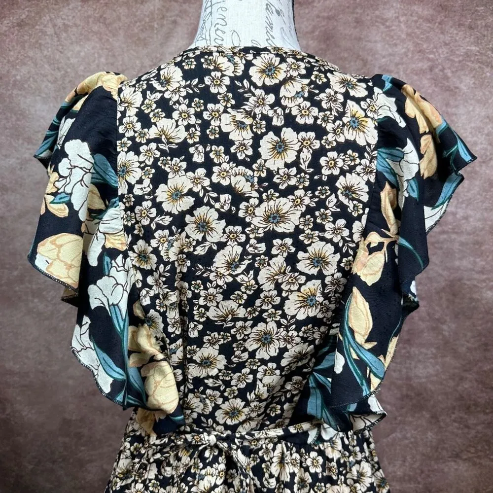 Band of the Free Shila Mini Dress Bone/Black size S Black - Image 13