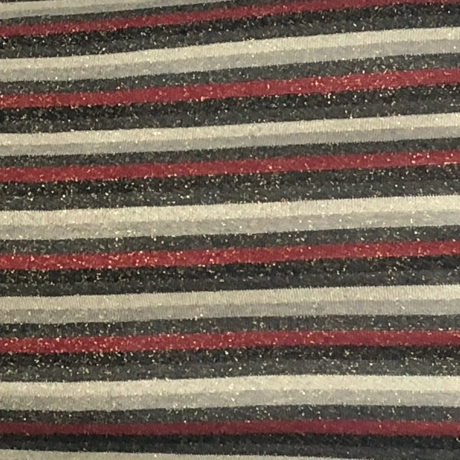 Zara Metallic Striped Belted Midi Dress V-Neck Size M - Image 15