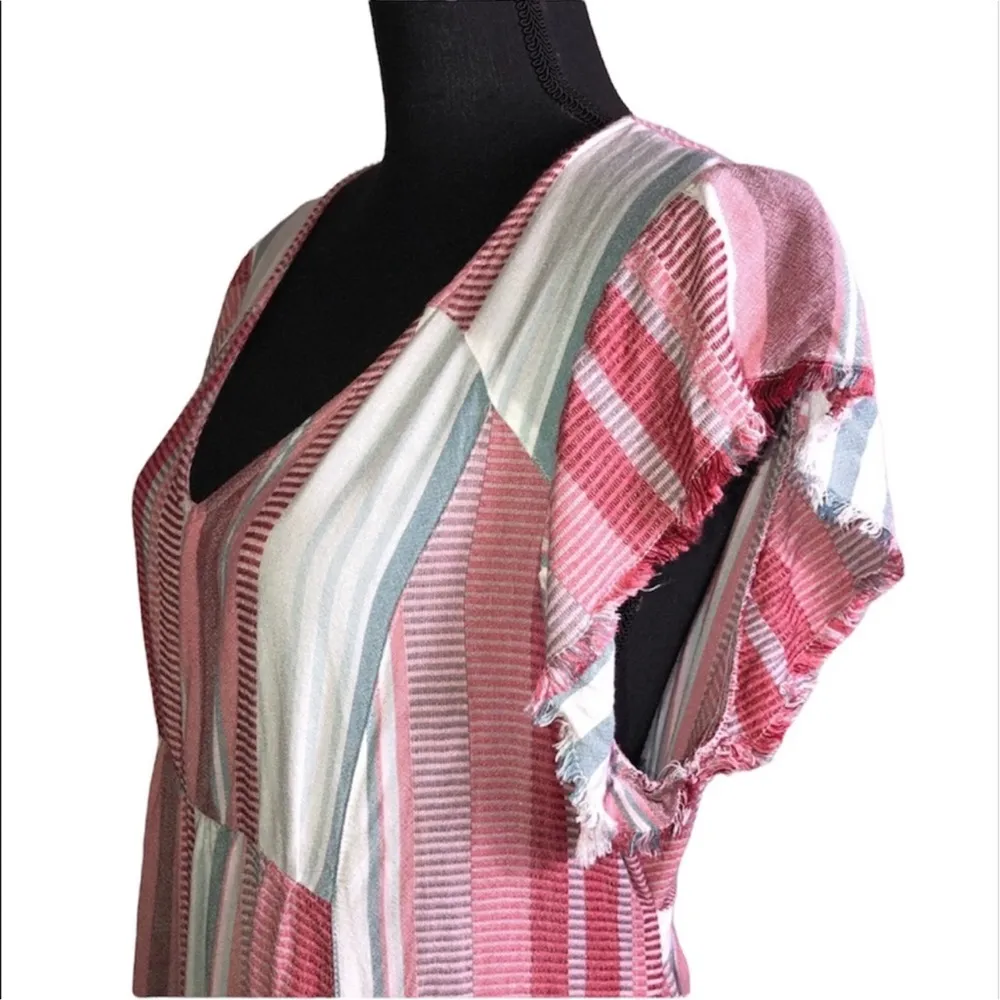 True Craft red and white striped tunic dress. Size medium - Image 4