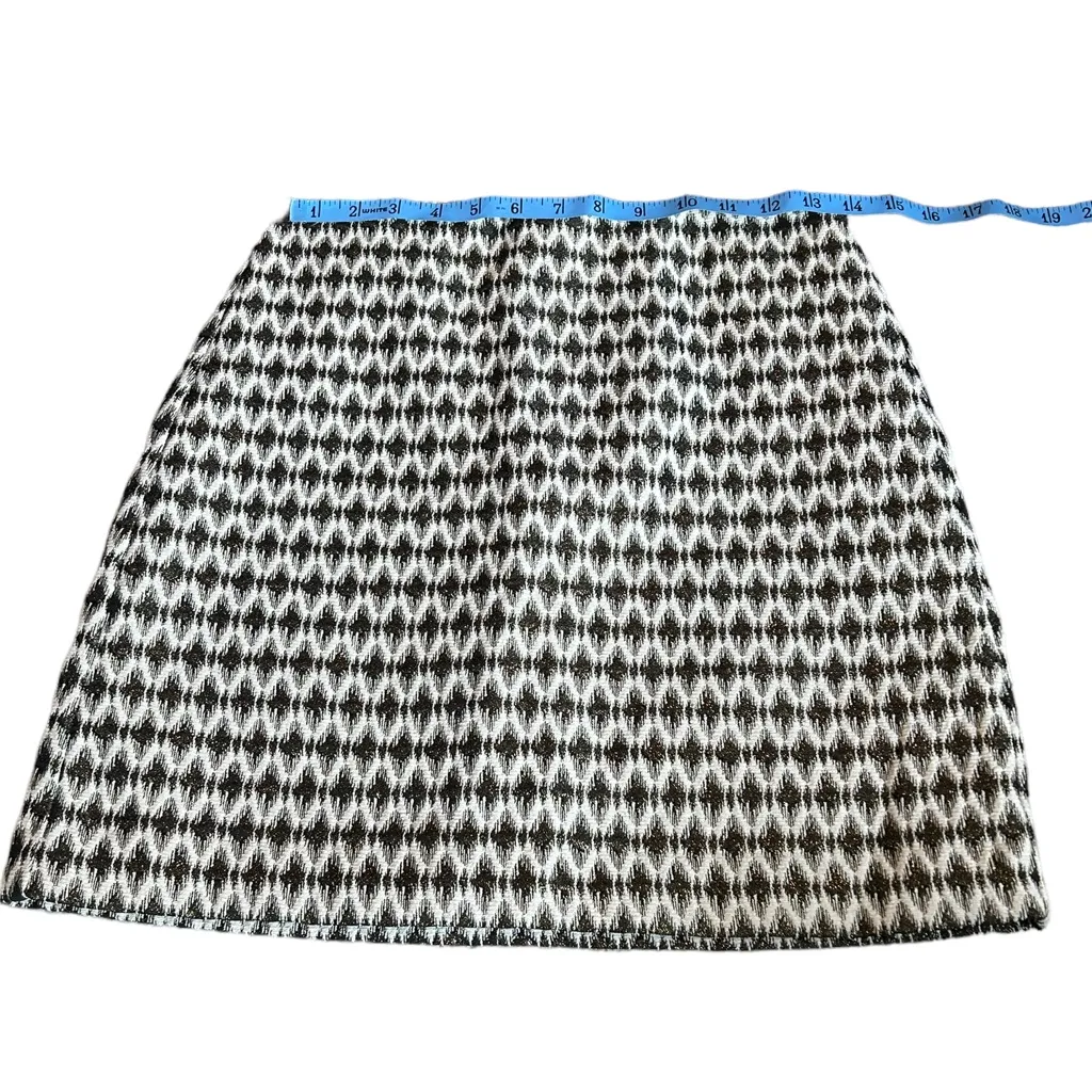 3/$15 LOFT gold metallic sparkle skirt - Image 3