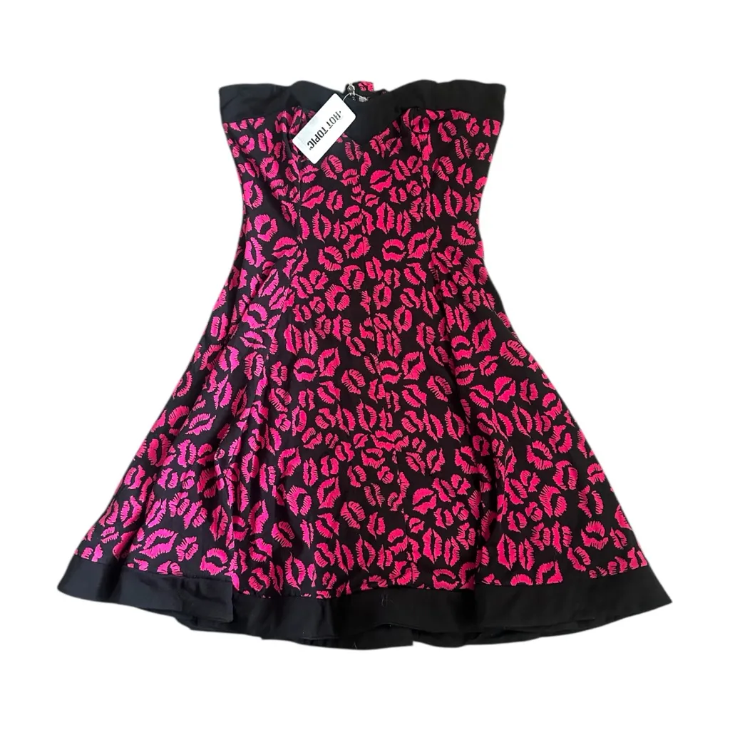 Hot Topic  Leopard Lips Tube Dress - Image 2