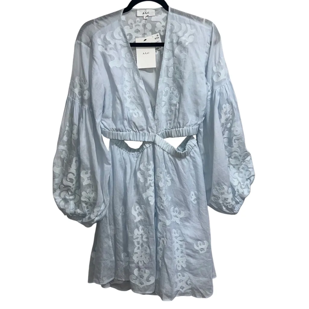 NEW NWT A.L.C. Irene Cutout Dress In Ice Water Blue - Image 9