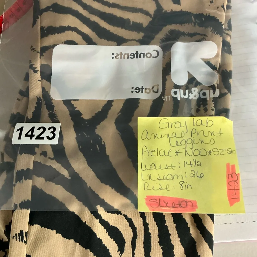 GREY LAB Animal Print Leggings - Image 5