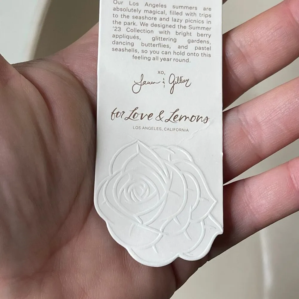 New For Love & Lemons baby Baby Blue mermaid shell lace corset bra in XS - Image 4