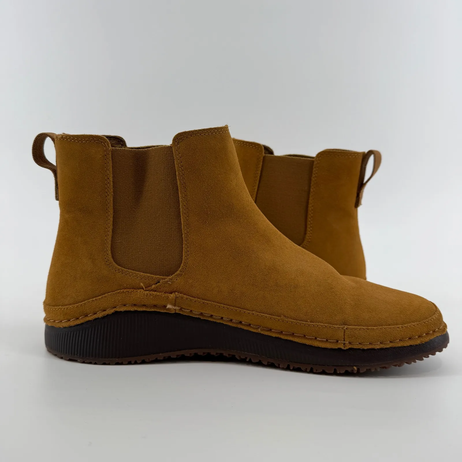 Chaco Womens JCH10928S Paonia Suede Chelsea Boots Tan Size 10 - Image 5