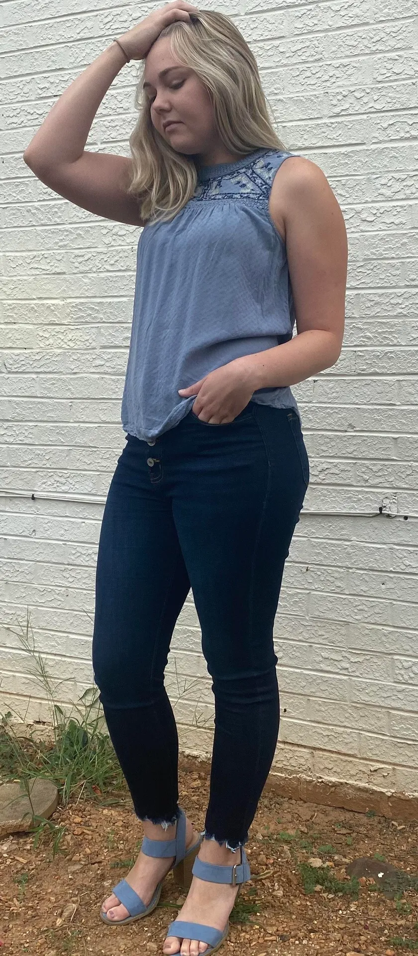 Knox Rose Embroidered Blouse - Image 3