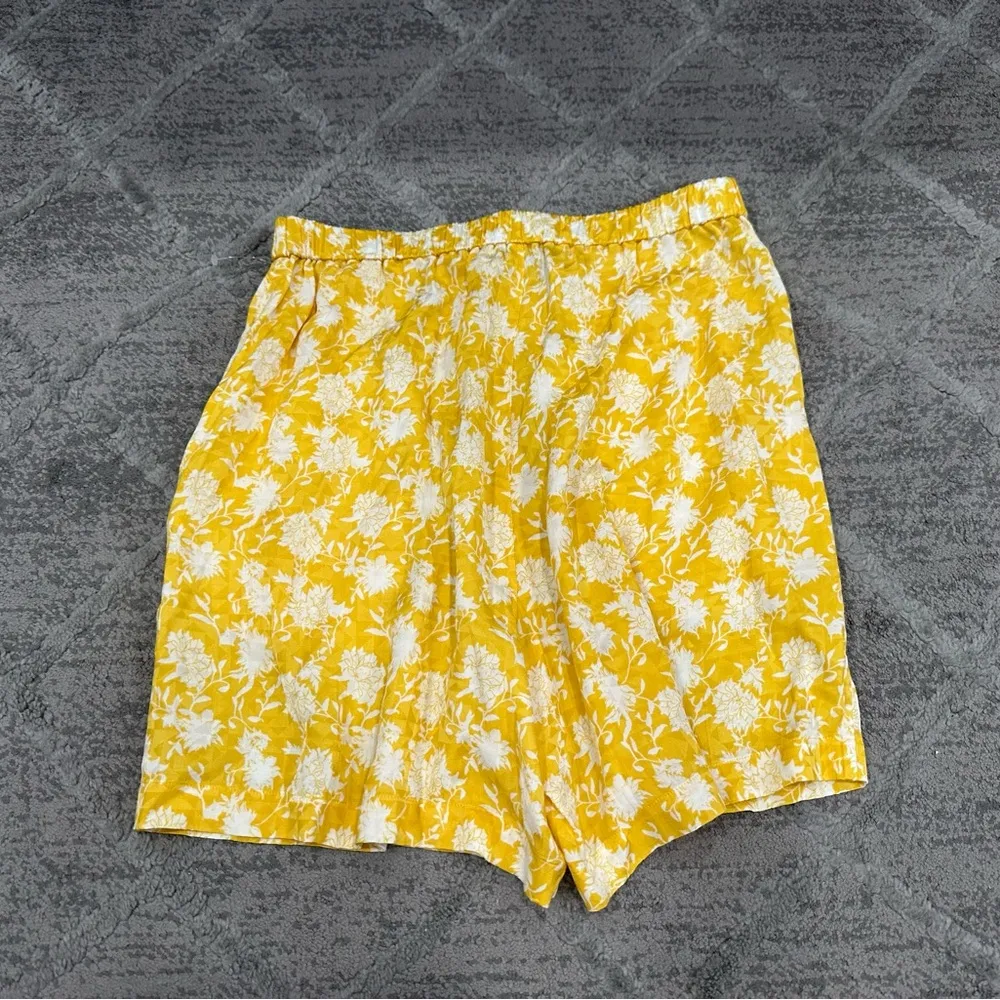 rag & bone Ivy Printed Yellow Shorts Medium M - Image 7