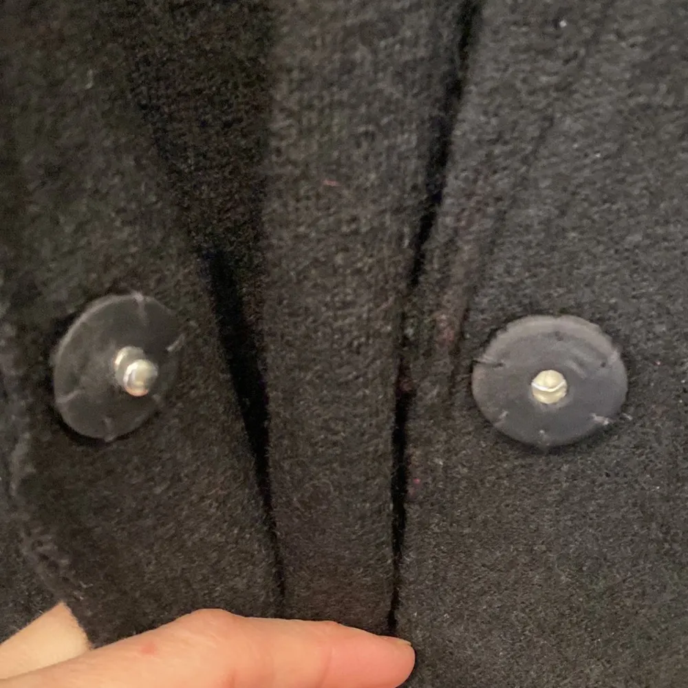 Chico’s Black Wool Women’s Vest Snap Closure EUC Sz 16 Minimal Contemporary - Image 7