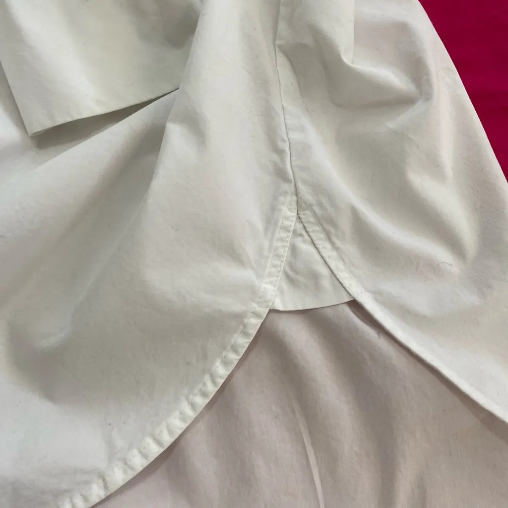 Reserved Eco Aware Women White Button Down Shirt Size M EUR 38 UK 10 Long Sleeve - Image 4