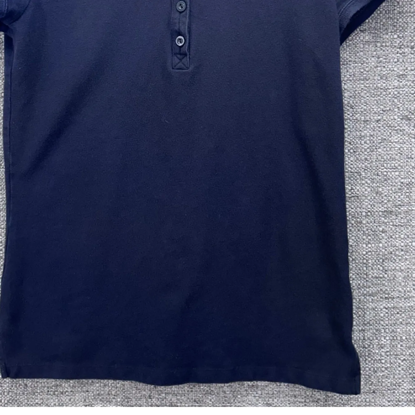 Aeropostale Skinny Polo Shirt XL Black - Image 3