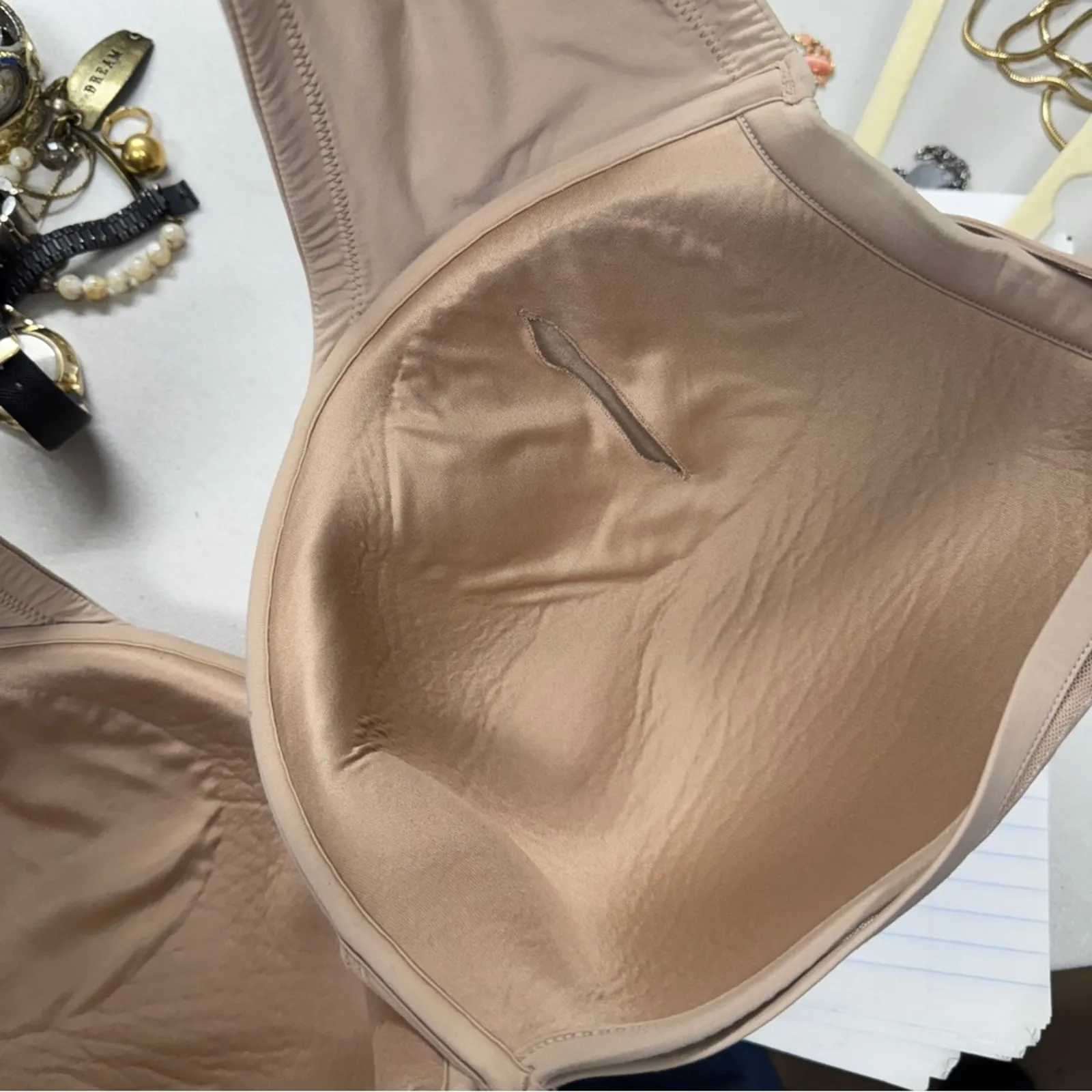 Thirdlove Tan Underwire Full Coverage Bra Womens 44F Classic Modest Comfort - Image 9