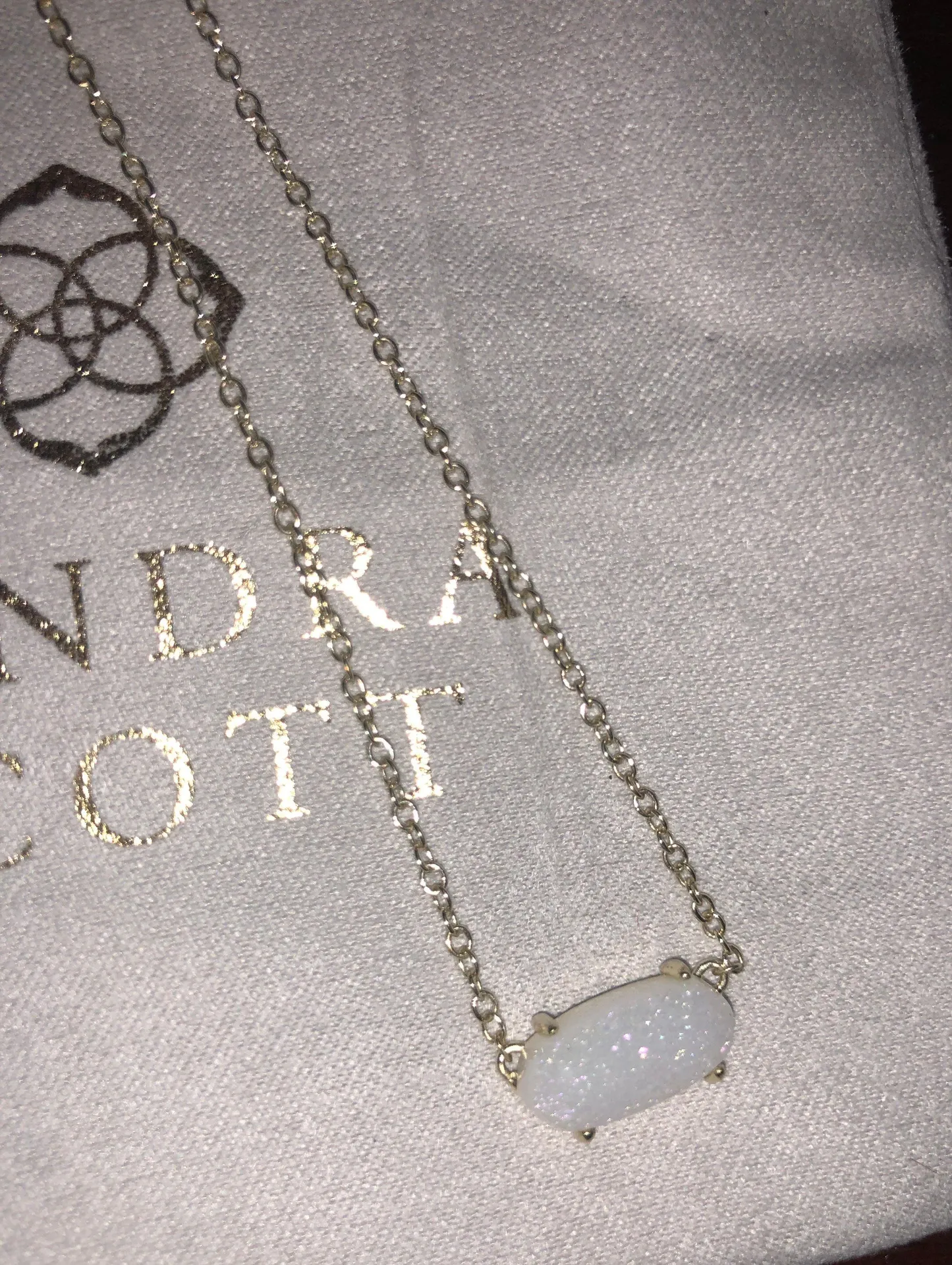 Kendra Scott Gold Iridescent Ever Necklace - Image 2