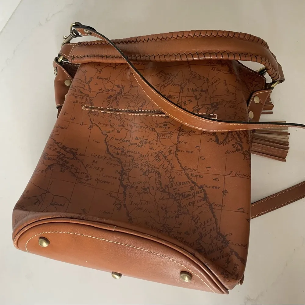Patricia Nash Octavia, Map Brown with Crossbody Strap - Image 8