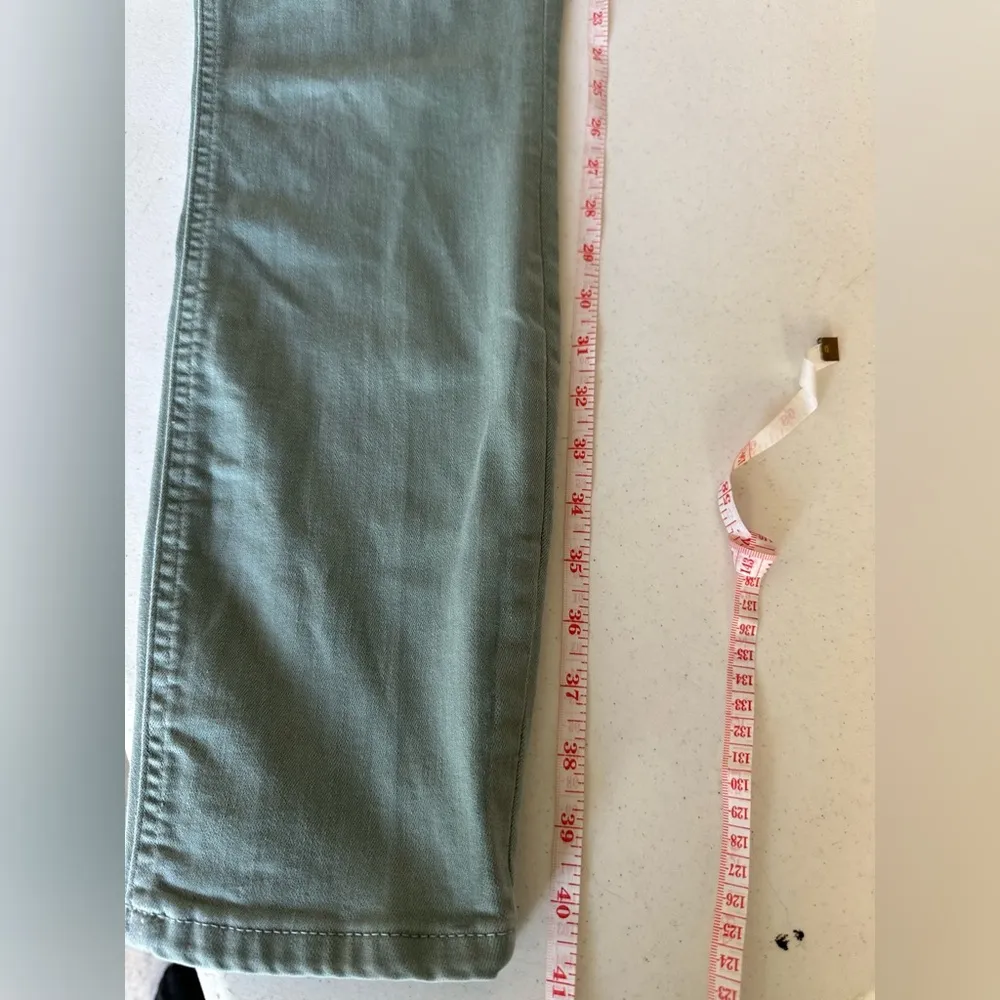 Vineyard vines women’s size 32 olive color high-rise skinny jeans - Image 4