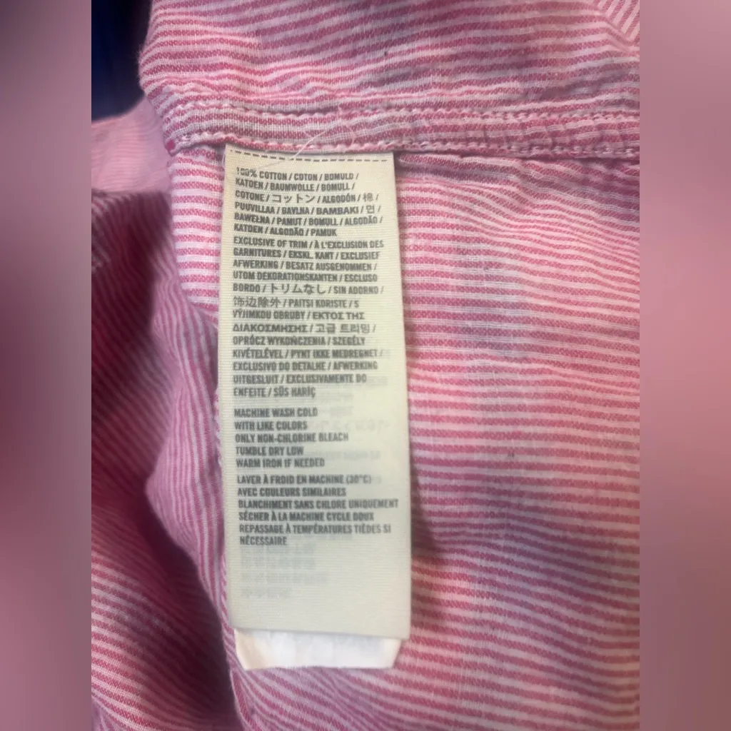 Gilly Hicks Flannel, Sydney‎ button down long sleeve shirt size M super soft - Image 5