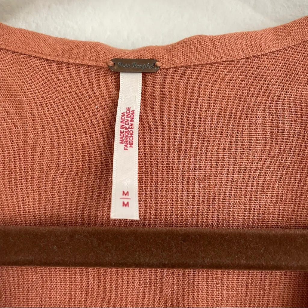 Free People Endless Summer The Simple Pleasures Shirt Top Size M - Image 5