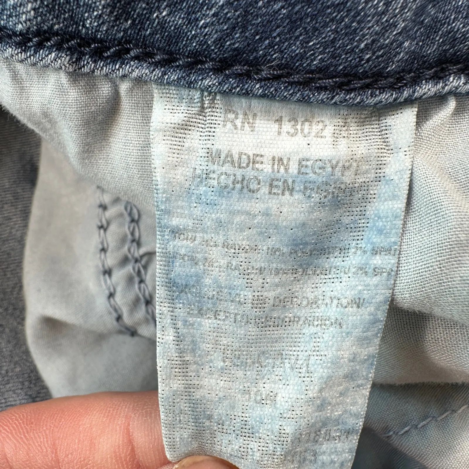 Lee Riders Midrise Curvy Capris Jeans Womens 10 29 Blue Denim Stretch Bootcut - Image 6