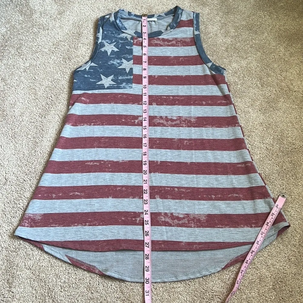 Patriotic Tank Top.  Size Small - Image 8