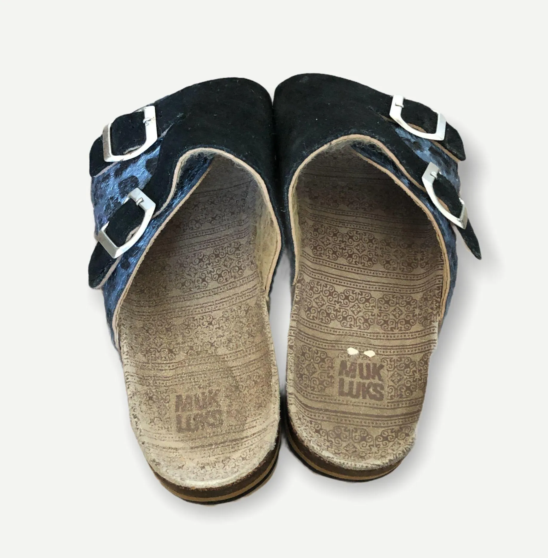 Susan Sandals Blue Leopard Print Sandal - Image 5