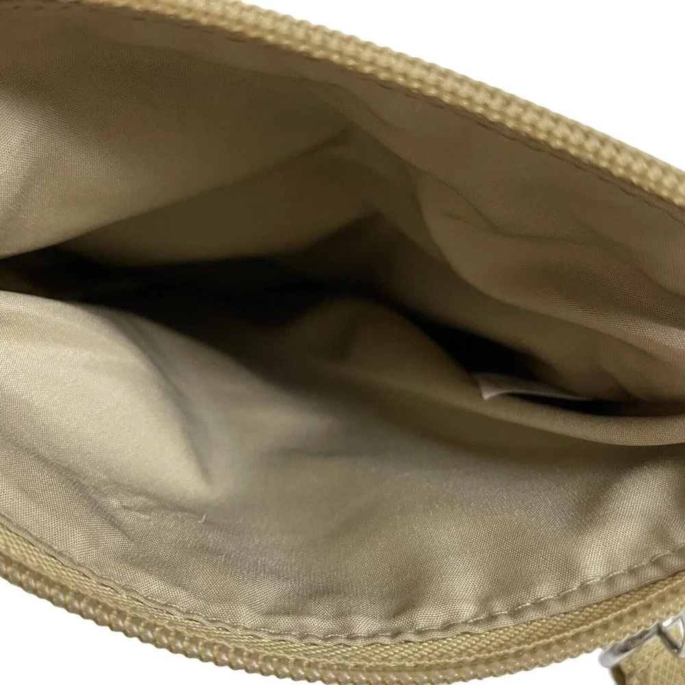 Glove It Crossbody Bag Purse Womens Floral Tropical Leaf Multi Zip Polyester Green - Image 5