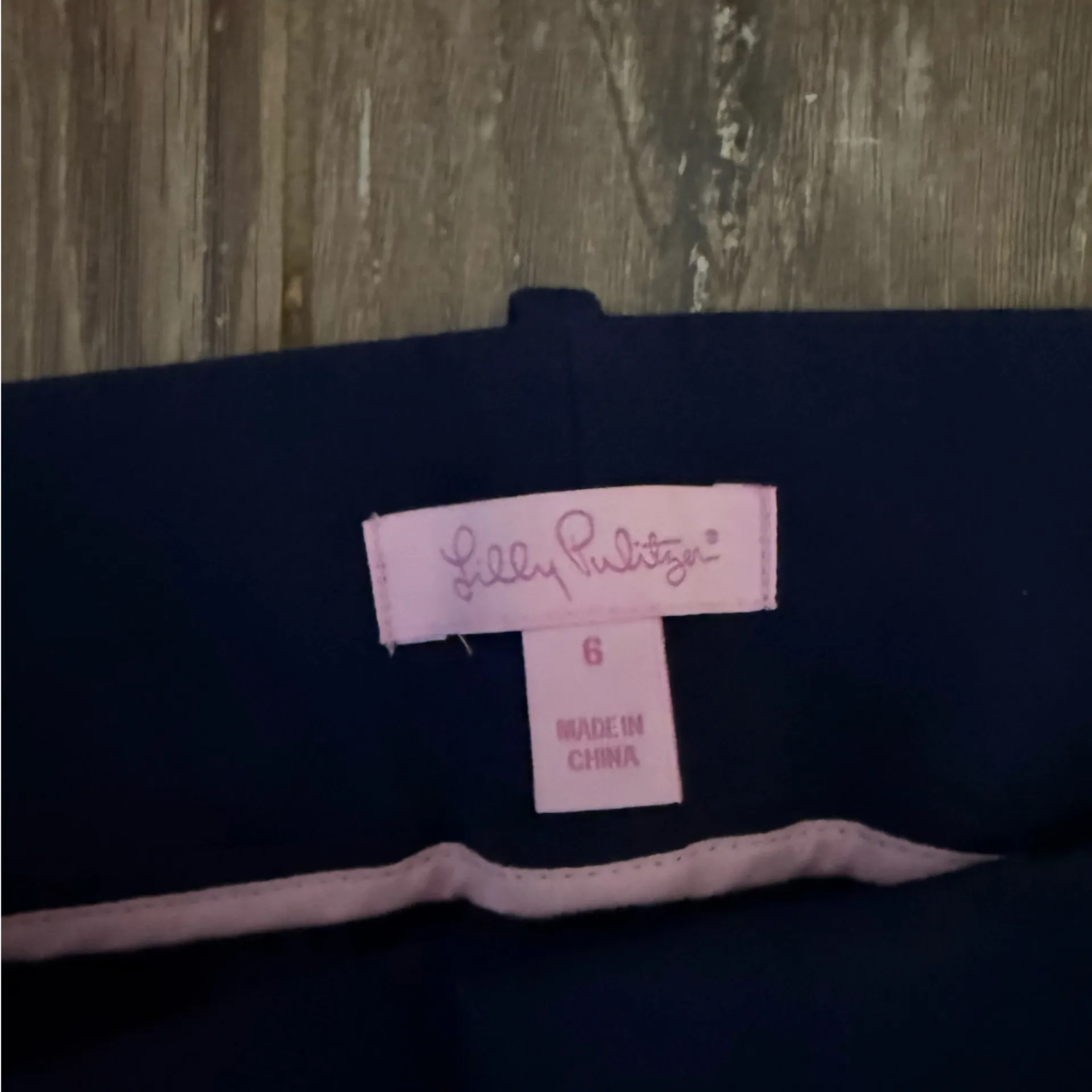 Lilly Pulitzer Resort Navy Jet Set Bootcut Trousers - Image 3