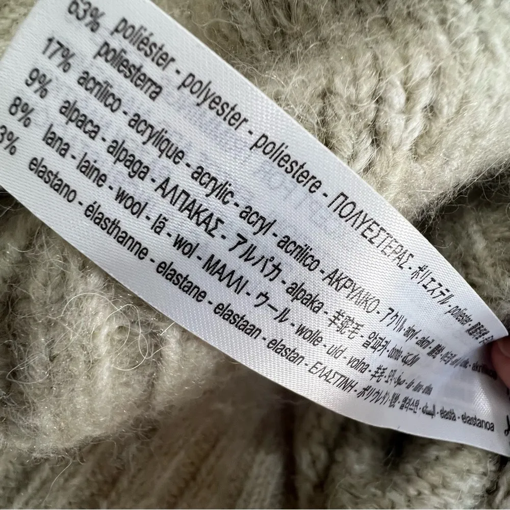 Zara alpaca wool blend cropped rhinestone bows cardigan sweater and tank set - Image 11