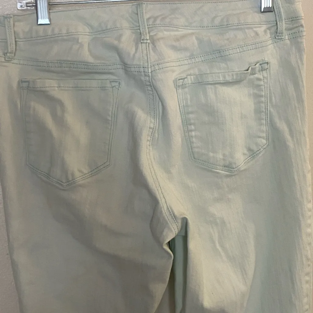 Nine West Womens Light Powder Blue Jeans Size 10 32x27 Gramercy Skinny Ankle - Image 7