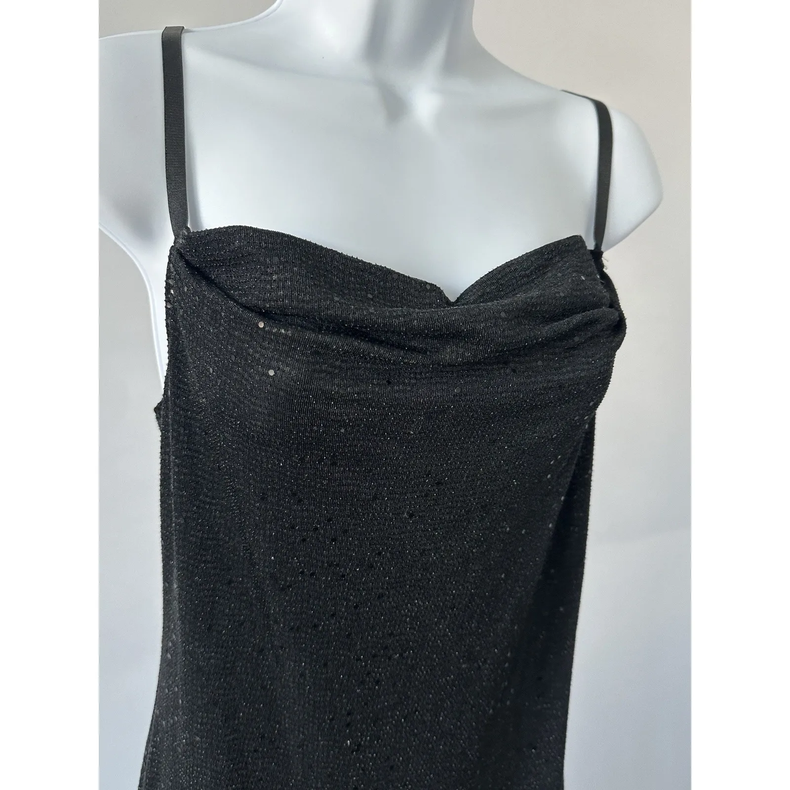 Bebe Women's Textured Sequin Sexy Bodycon Midi Dress Sz: M (b51) - Image 2