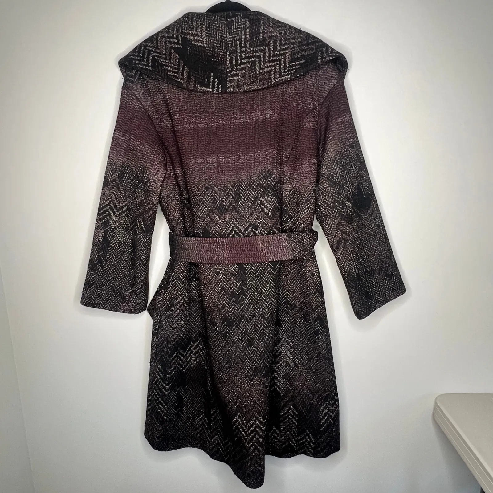 Trina Turk Printed Wool Coat Size 4 - Image 6