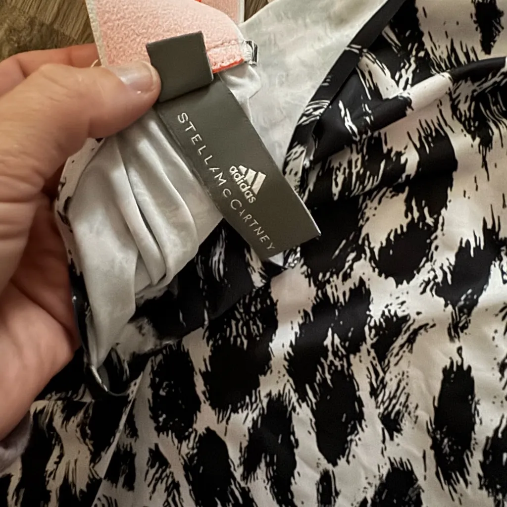 adidas by Stella McCartney Women's true purpose animal print running tank vented Black Size XL - Image 3