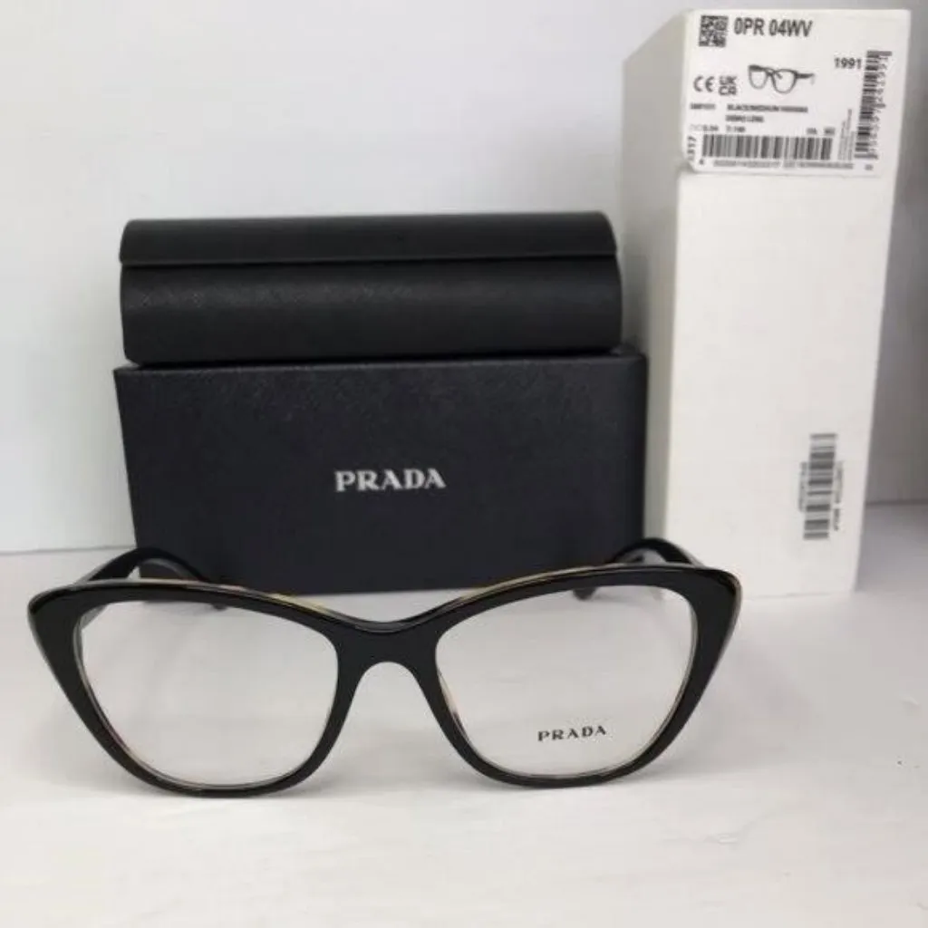 Authentic New PRADAPR 04WV black and medium havana - Image 10