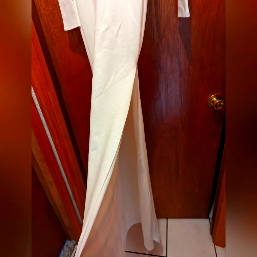 Kittenish/Jessie James Decker White Maxi XLong Dress Size Small BNWT - Image 4