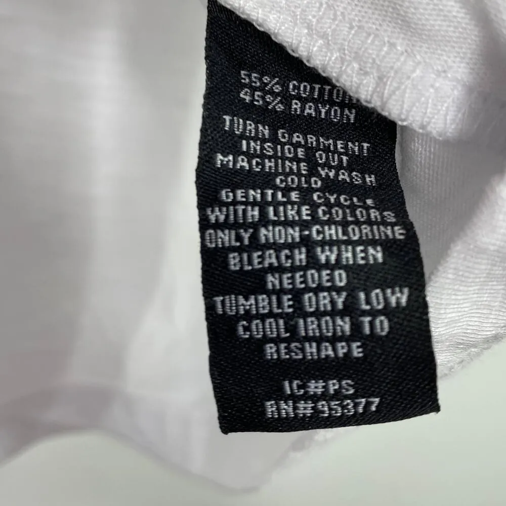 Sanctuary White Short Sleeve V-Neck Twist Front T-Shirt Women's Size Small NWOT - Image 6