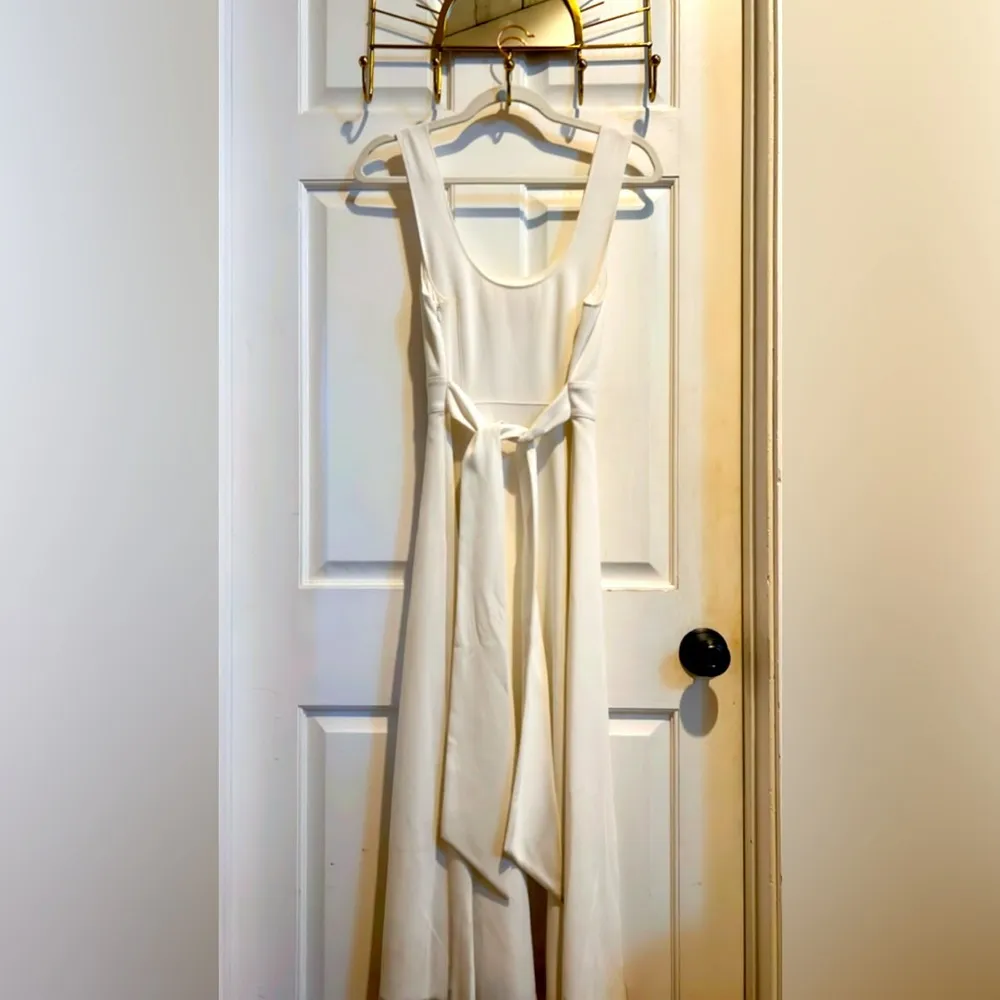 Cinqu a sept white midi dress - Image 3